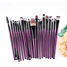 20 PC Eye Makeup Brushes Shadow for Women Eyeshadow Kit Applicator