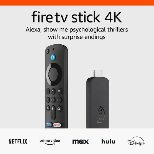 Amazon Fire TV Stick 4K (newest model) with AI-powered Search, Wi-Fi...