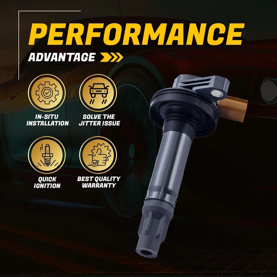 Ignition Coils DG549 UF646 Iridium Spark Plugs for 2011-2017 Ford F150 3.5L V6 - Image 2 of 4