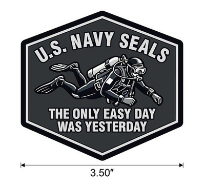 3.5'' DECAL Sticker U.S. Navy Frogman Diver Diving Naval SEAL Team 6 Devgru Bud/s