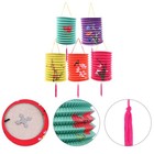 10pcs Beautiful Lanterns Pendant Lanterns for Chinese Festival Party Celebration