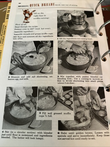 Betty Crocker’s Picture Cookbook 5 Ring Binder Hardback Facsimile of 1950, 1998 - Picture 9 of 10