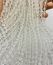 Natural Crystal Round Beads 4mm, 6mm, 8mm, 10mm 15.5" Strand Gemstone