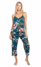 Linea Donatella Women's 2-Piece Scoop Neck Top and Pants Pajama Set S