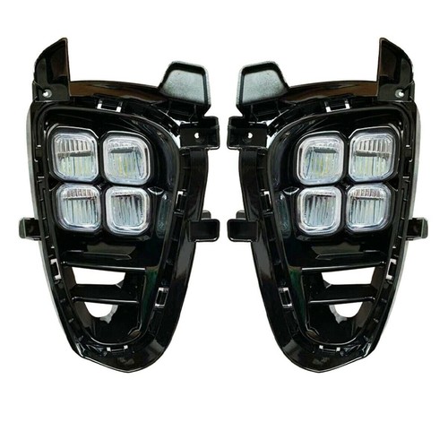 LED DRL Fog lights Daytime Running Lights Head Lamp Fit For Kia Sorento 2017-18 - Picture 11 of 11