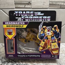 Transformers G1 Retro Headmaster Weirdwolf w Decepticon Monxo Original Reissue
