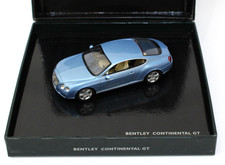 Minichamps BL315 Bentley Continental GT Hardtop Blue 1:43 in Presentation Box