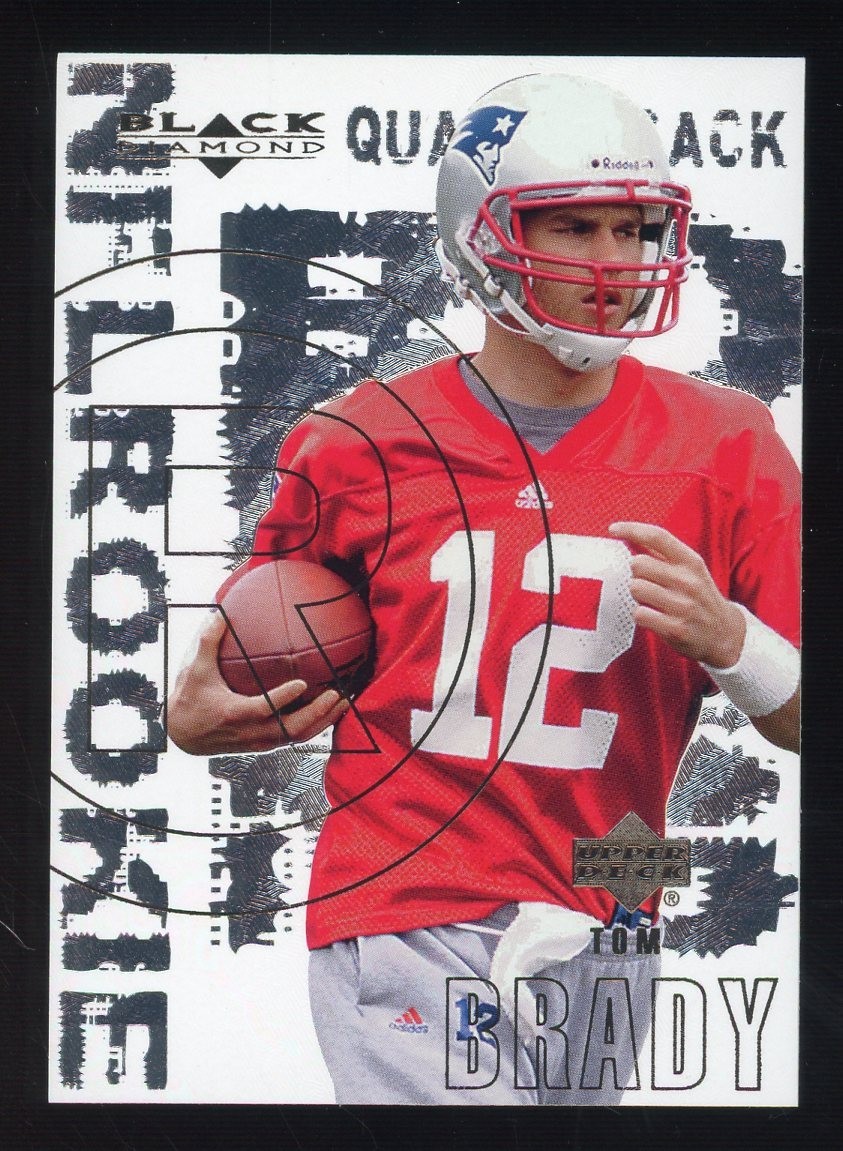 2000 Upper Deck Black Diamond RC Rookie Tom Brady #126