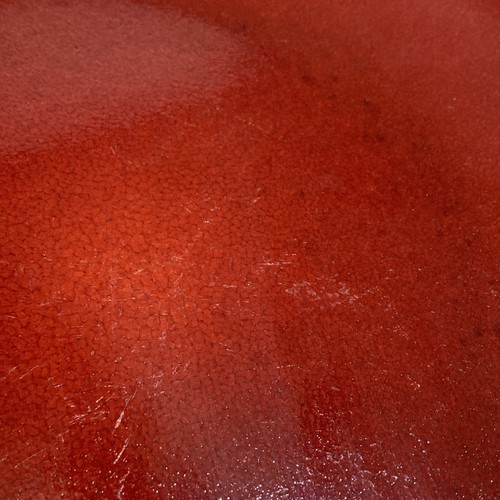 Oneida Sunset Piatto/Piatto da portata grande rotondo diametro 13,75" gres rosso nero - Foto 7 di 7
