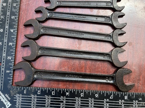 6 x TW SUPERSLIM SCHRAUBENSCHLÜSSEL SET metrisch - Oldtimer Youngtimer - Bild 6 von 7