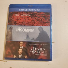Seven / The Devil's Advocate / Insomnia [New Blu-ray] 3 Pack
