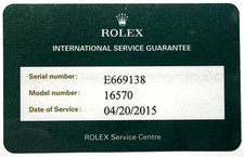 Rolex Explorer II 16570 Verde Servizio Internazionale Garanzia Certificato Cert