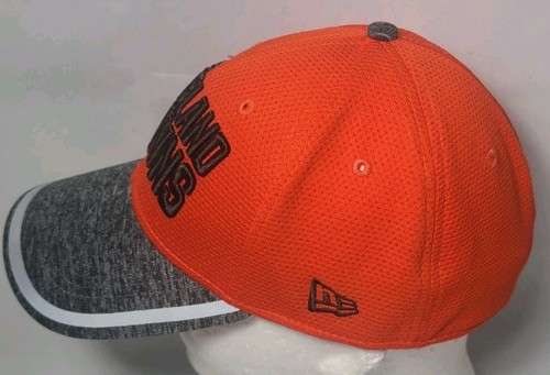 Cappello New Era 39THIRTY Cleveland Browns Arancione Flex Fit Taglia Small/Media ~ Usato - Foto 6 di 11