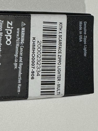 In Hand 🎆🔥Kith x Scarface Zippo Feuerzeug - Bild 3 von 3