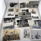 Lot of WW2 US Military Photographs One Airman Sitting on a Bomb