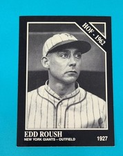 1991 Conlon Collection TSN HOF #55 Edd Roush New York Giants BASEBALL Card H