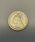 New Listing1876 Seated Liberty Quarter Us Silver Coin Very Nice