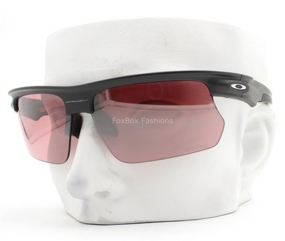 Oakley Bisphaera Sunglasses Matte Carbon Gray Prizm Dark Golf OO9400-0768 w/case