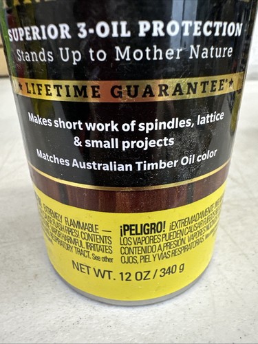 Cabot AUSTRALIAN TIMBER OIL 12 oz. Transparent Smooth JARRAH BROWN {GG} - Bild 3 von 8