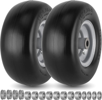 11X4.00-5 Lawn Mower Tires Flat Free for Zero Turn Lawn Mowers Front Tires, 11X4