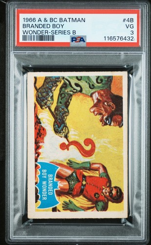 1966 A&BC Batman Blue Bat #4B — PSA 3