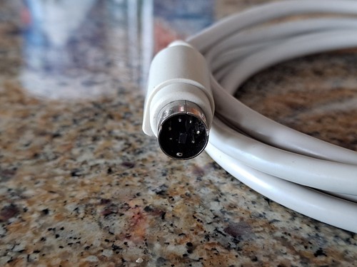 PS/2 Mini-Din 6-pin Male to Male Cable for Computer Keyboard Mouse 6 Feet, Gray - Picture 4 of 5