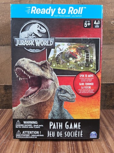 NEU Jurassic World Path Game Park Dinosaurier Brett Spin Alter 5+ schnell Rarität Neu im Karton - Bild 1 von 4