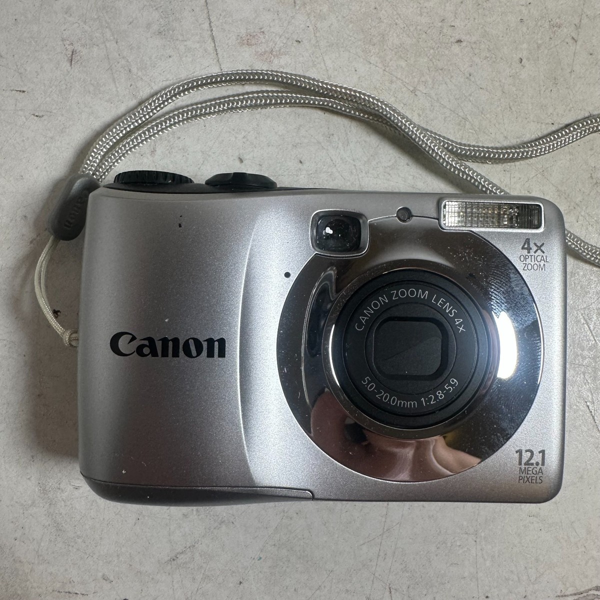 Canon PowerShot A1200 12.1MP Digital Camera - Silver for