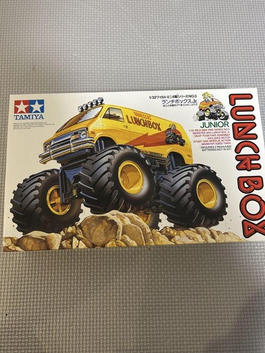 Tamiya 1/32 Lunch Box Jr. RC Car Unassembled Yellow Large Tires