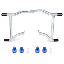 Saddlebags Guards Crash Rails Bars For Harley Touring Road Street Glides 14-23