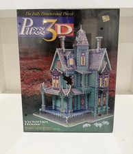NEW Vintage 1994 Puzzle 3D Victorian House 700 Piece Puzzle Milton Bradley