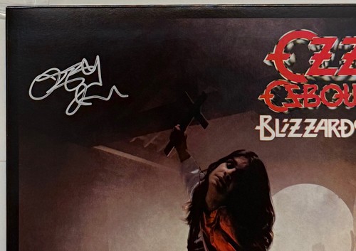 Álbum de vinilo firmado por Blizzard of Ozz autografiado por Ozz Beckett BAS de Ozz - Imagen 2 de 10