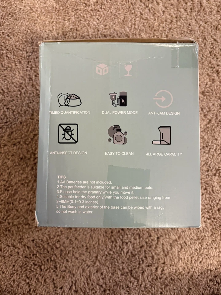 PetSafe Smart Feed Automatic Dog and Cat Feeder - Blue - Image 4 of 4