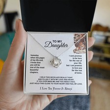 To My Daughter Necklace, Gift for Daughter from Dad, Father Daughter Necklace