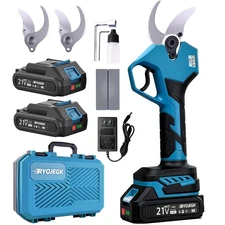 1.6-Inch Electric Pruning Shears,21V Brushless Power Pruner Cordless with 2x2...