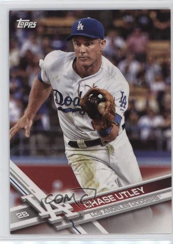 2017 Topps Los Angeles Dodgers Chase Utley #LAD-9 - Picture 1 of 3
