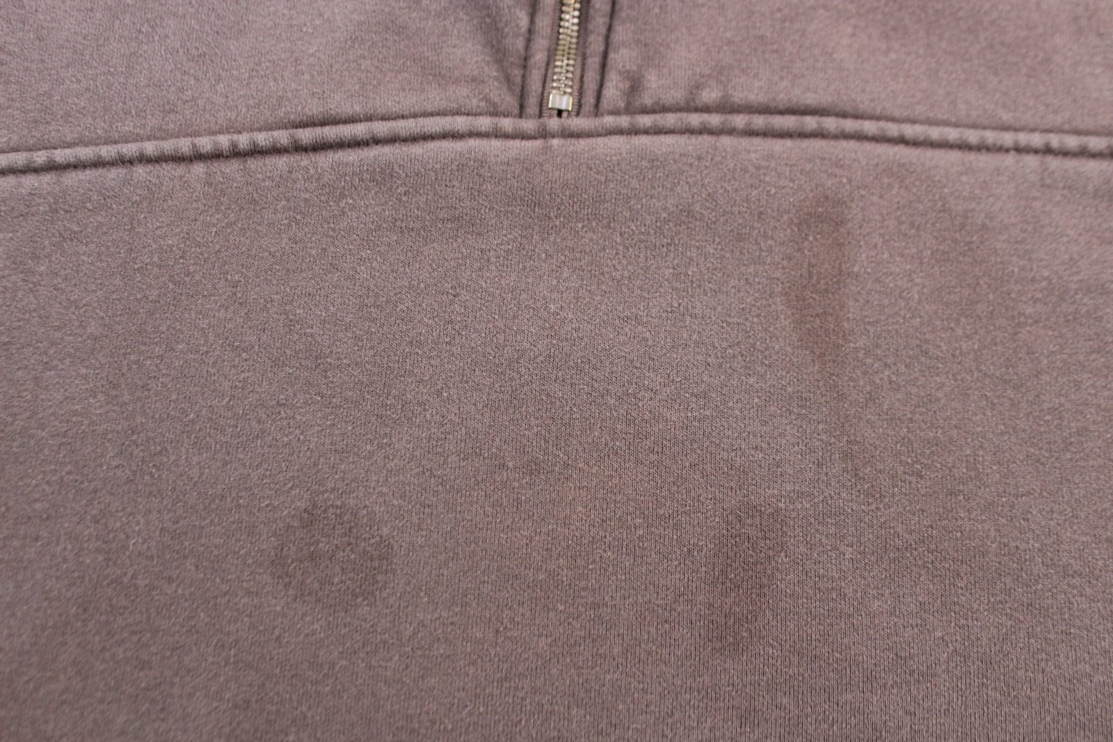 Carhartt Logo Patch Brown Quarter Zip Sweatshirt thumbnail 3