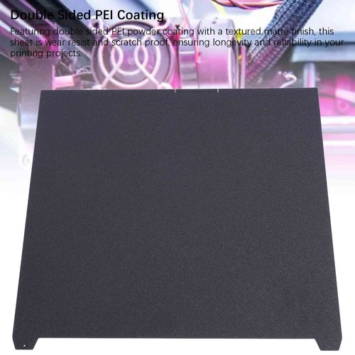 3D Printer Build Plate Double Sided PEI Matte 370x370mm Magnetic 3D Printer - Afbeelding 4 van 12