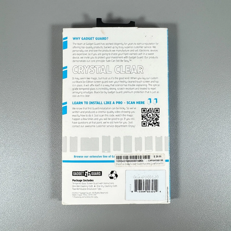 Screen Protector for Kyocera DuraForce Pro - Gadget Guard Black Ice Edition - Image 2 of 4