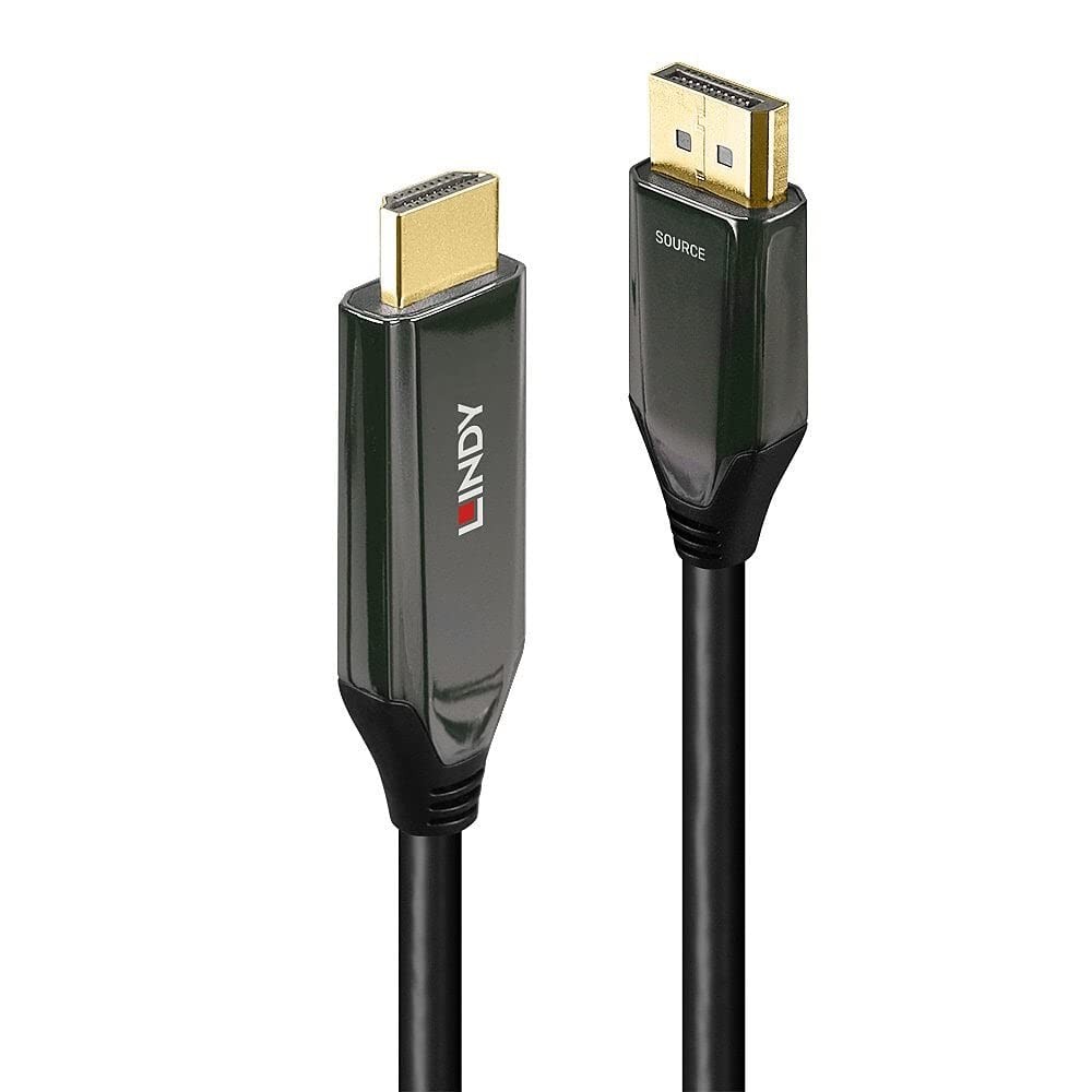 Кабель LINDY 3m Active DisplayPort 1.4-HDMI 8K60