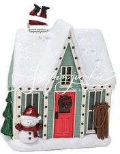 Bath & Body Works Wallflower Plug Diffuser Christmas Cottage Santa Projector New