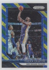 2018-19 Panini Prizm Choice Blue Yellow & Green Prizm Emeka Okafor #187 6k8