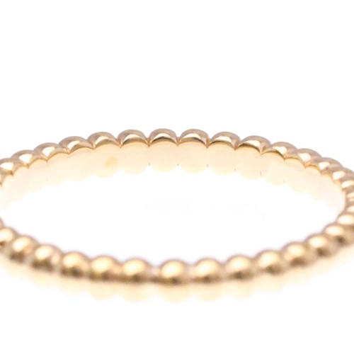 Van Cleef & Arpels Perlee VCARN33050 Pink Gold (18K) Fashion No Stone Band Ring  - Picture 3 of 13