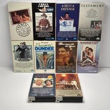 Lot Of 10 Betamax Beta Crocodile Dundee, Rough Cut, Trading Places & More