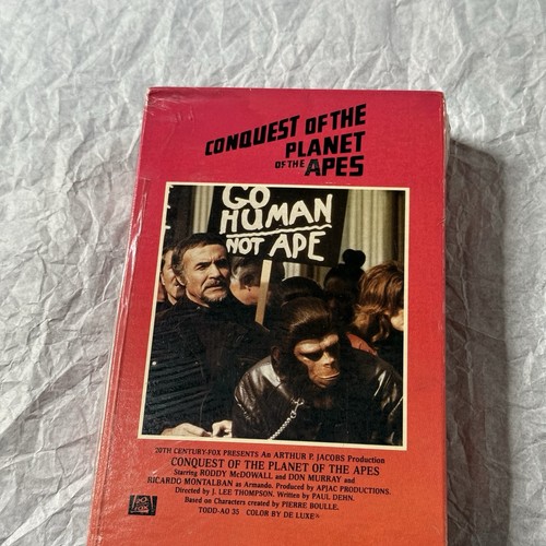 Rare Sealed Betamax - Conquest of the Planet of the Apes (1972) Sci-Fi Classic! - Bild 2 von 9