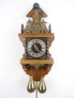 Zaanse Vintage Antique Dutch Wall Clock 8 day (Warmink WUBA Friesian Era)