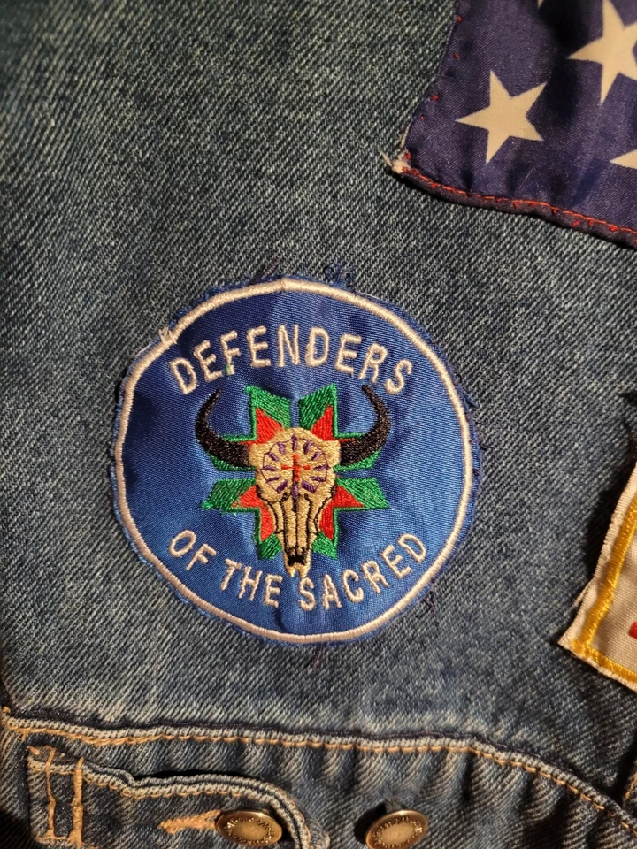Chaqueta Jean Protest Wrangler Movimiento Indio Americano XL Envío Gratis a Estados Unidos Foto 4 de 4