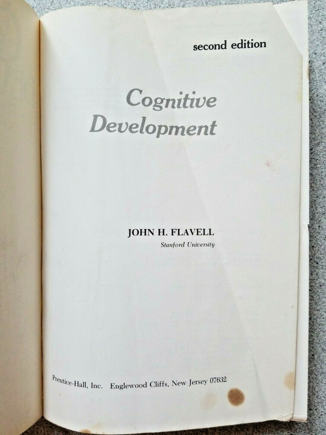 cognitive development flavell