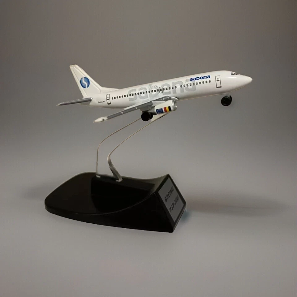 Modellino Aereo Scala 1:460 Boeing 737-300 Sabena Belgio 🇧🇪 - Immagine 2 di 2