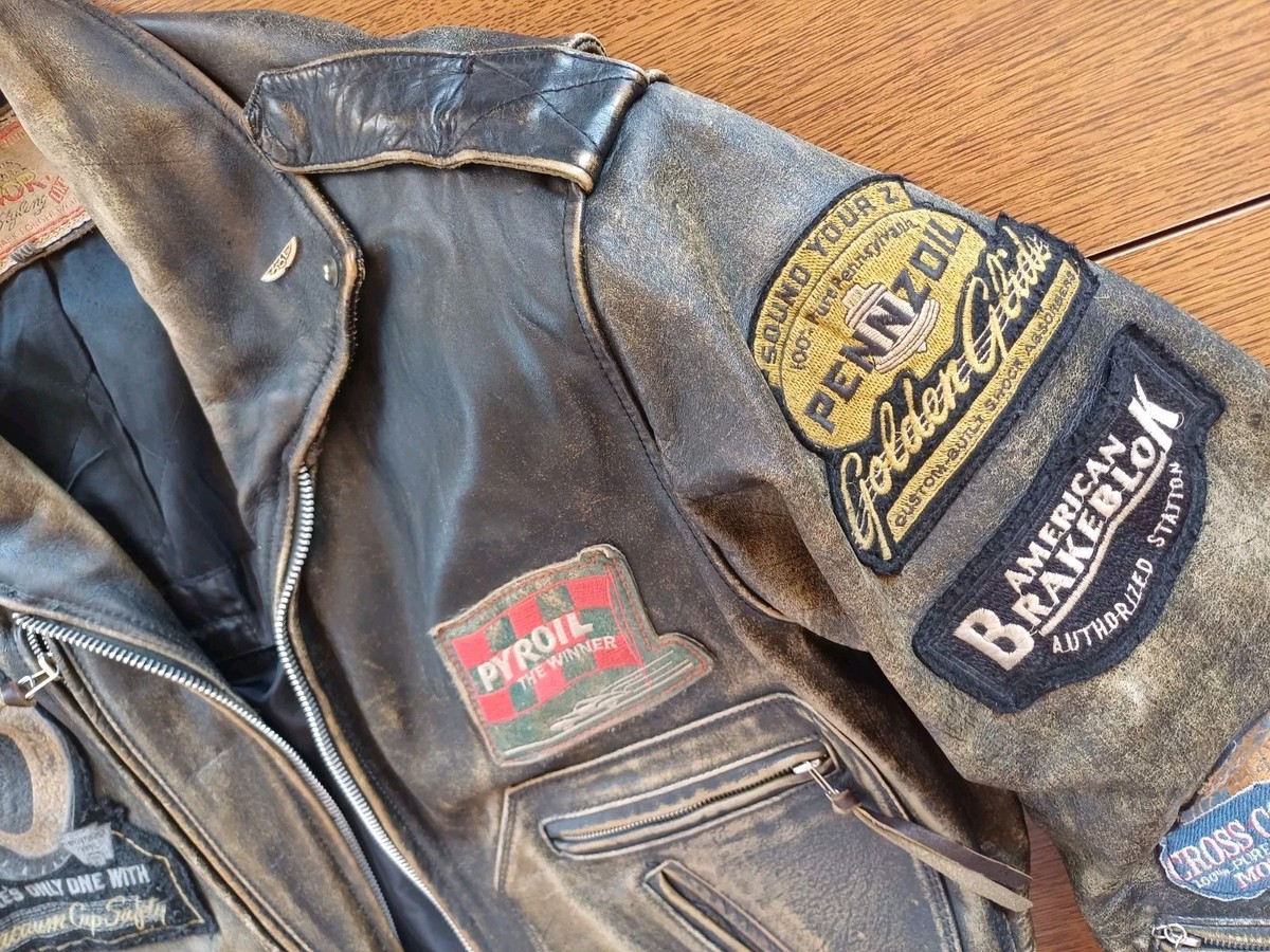 Lee Trevor Rare Vtg Motorcycle Biker Patches Heavy Patina Lee Trevor Rare Vtg Motorcycle Biker Patches Heavy Patina